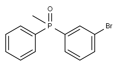 Phosphine oxide, (3-bromophenyl)methylphenyl- 结构式