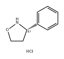 (S)-3-苯基异噁唑烷盐酸盐 结构式