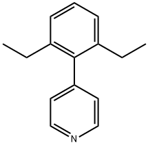 4-(2,6-Diethylphenyl)pyridine 结构式