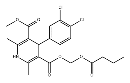 丁酸氯维地平杂质10 结构式