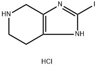 2-碘-4,5,6,7-四氢-3H-咪唑并[4,5-C]吡啶二盐酸盐 结构式