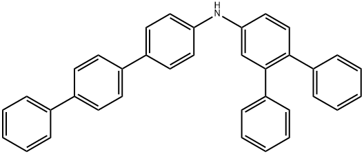 N-[1,1':4',1''-三联苯]-4-基-[1,1':2',1''-三联苯] -4-胺 结构式