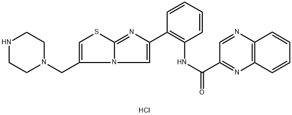 化合物 SRT 1720 DIHYDROCHLORIDE 结构式