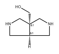 (TRANS-八氢吡咯并[3,4-C]吡咯-3A-基)甲醇 结构式