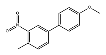 4'-Methoxy-4-methyl-3-nitro-1,1'-biphenyl 结构式