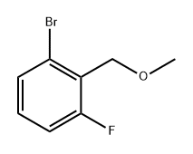 1-Bromo-3-fluoro-2-(methoxymethyl)benzene 结构式