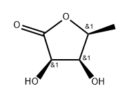 L-Lyxonic acid, 5-deoxy-, γ-lactone 结构式