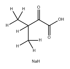 酮异戊酸钠盐 结构式