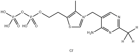 维生素B1焦磷酸盐氯化物 结构式