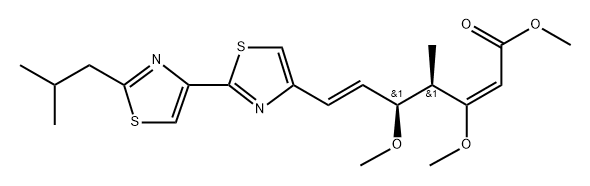 Melithiazol I 结构式