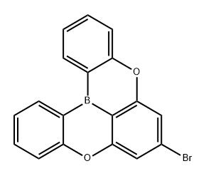 7-BROMO-5,9-DIOXA-13B-BORANAPHTHO[3,2,1-DE] ANTHRACENE 结构式