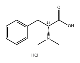 (R)-2-(Dimethylamino)-3-phenylpropanoicacid hydrochloride 结构式