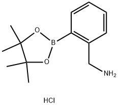 2-氨基甲基苯硼酸频哪醇酯盐酸盐 结构式