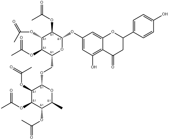 Narirutin Hexaacetate 结构式