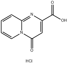 4-氧代-4H-吡啶并[1,2-A]嘧啶-2-羧酸盐酸盐 结构式