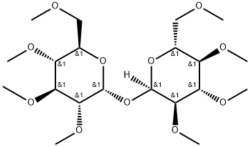 2-O,3-O,4-O,6-O-Tetramethyl-α-D-glucopyranosyl 2-O,3-O,4-O,6-O-tetramethyl-α-D-glucopyranoside 结构式