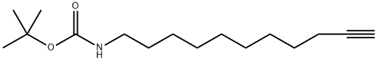 十一烷基叔丁基10-炔-1-氨基甲酸酯 结构式