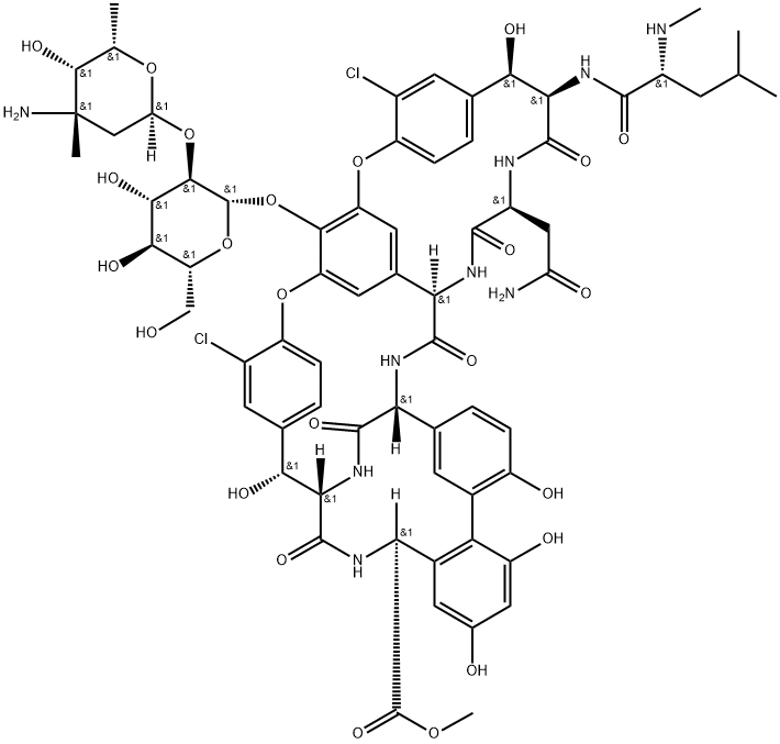 Vancomycin Methyl Ester 结构式