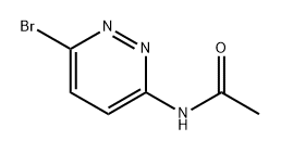 N-(6-bromopyridazin-3-yl)acetamide 结构式