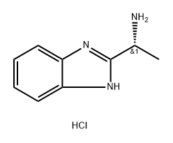 (R)-1-(1H-苯并[D]咪唑-2-基)乙胺二盐酸盐 结构式