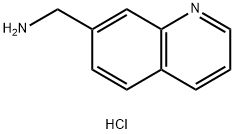 喹啉-7-基甲胺二盐酸盐 结构式