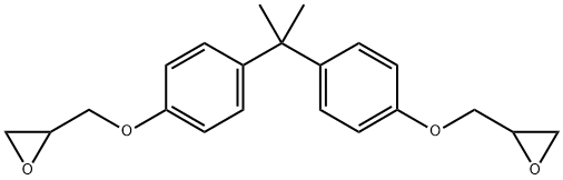 双酚A型环氧树脂(E-03型) 结构式