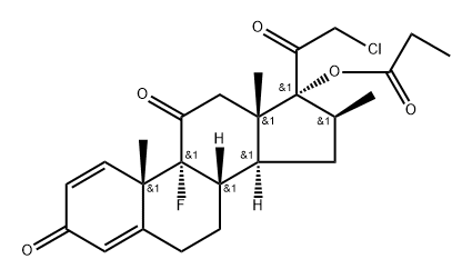 CLOBETASONE 17 PROPIONATE 结构式