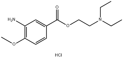 丙美卡因杂质1 盐酸盐 结构式