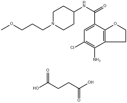 琥珀酸普芦卡必利杂质G 结构式