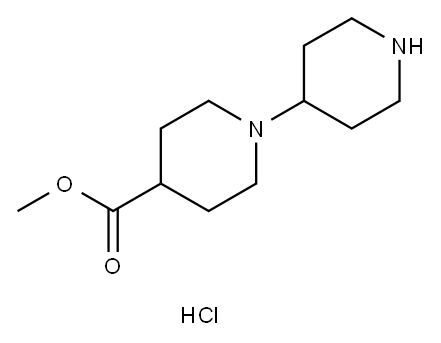 methyl [1,4'-bipiperidine]-4-carboxylate dihydrochloride 结构式