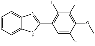 2-(2,3,5-Trifluoro-4-methoxyphenyl)-1H-benzimidazole 结构式