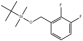 tert-Butyl(2,3-difluorobenzyloxy)dimethylsilane 结构式