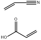 2-丙烯酸与2-丙烯腈的聚合物 结构式