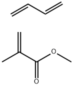 甲基异丁烯酸与聚丁二烯胶的反应产物 结构式