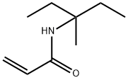 2-Propenamide, N-(1-ethyl-1-methylpropyl)-, homopolymer 结构式