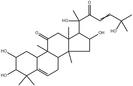 (10α)-2α,3α,16α,20,25-Pentahydroxy-9β-methyl-19-norlanosta-5,23-diene-11,22-dione 结构式