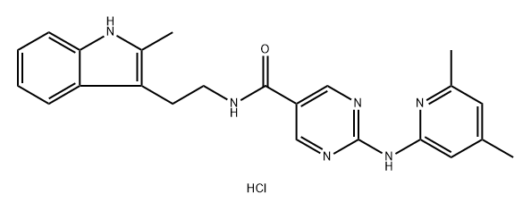 化合物 TG11-77 HYDROCHLORIDE 结构式