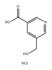 5-(羟甲基)烟酸盐酸盐 结构式