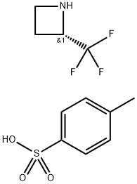 （S）-2-（三氟甲基）氮杂环丁烷甲苯磺酸盐 结构式