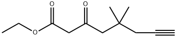 5,5-二甲基-3-氧代-7-炔酸乙酯 结构式
