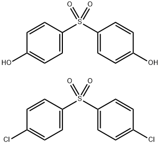 4,4’-磺酰基二苯酚与1,1’-磺酰基二(4-氯苯)的聚合物 结构式
