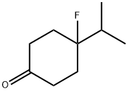 4-氟-4-异丙基环己烷-1-酮 结构式