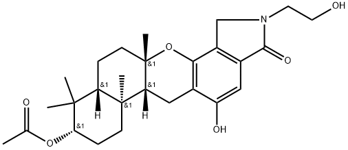 刺黑乌菌素 B 结构式