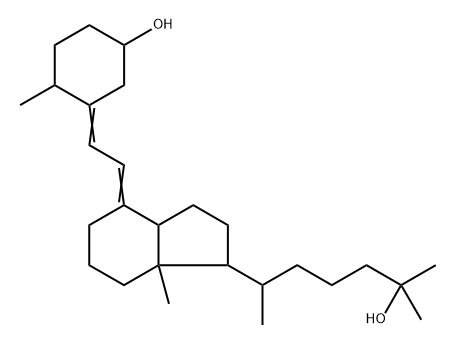 25-hydroxydihydrotachysterol(3) 结构式