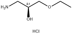 (S)-1-amino-3-ethoxypropan-2-ol hydrochloride 结构式