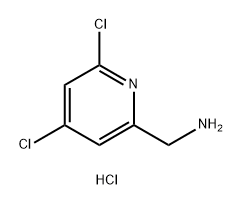 (4,6-二氯吡啶-2-基)甲胺二盐酸盐 结构式