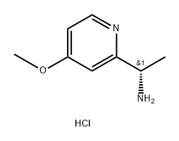 (S)-1-(4-甲氧基吡啶-2-基)乙胺二盐酸盐 结构式