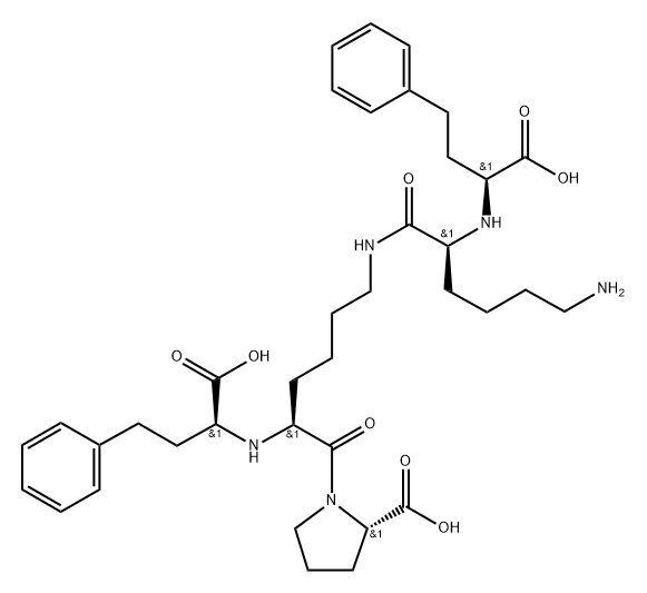 赖诺普利EP杂质J 结构式