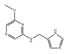 N-((1H-imidazol-5-yl)methyl)-6-methoxypyrazin-2-amine 结构式