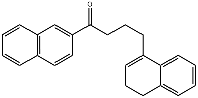 4-(3,4-dihydronaphthalen-1-yl)-1-(naphthalen-2-yl)butan-1-one 结构式